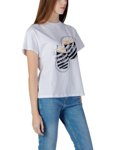 T‑shirt femme Guess blanc imprimé