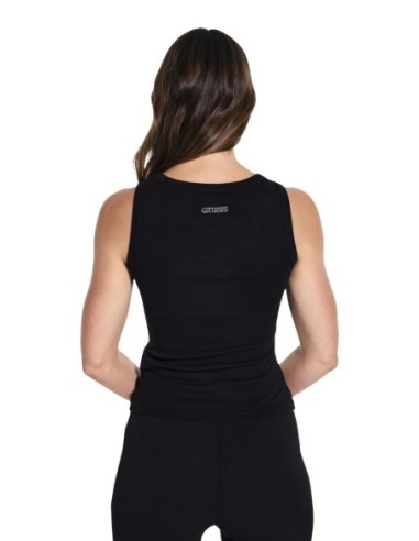 Débardeur femme Guess noir sequins