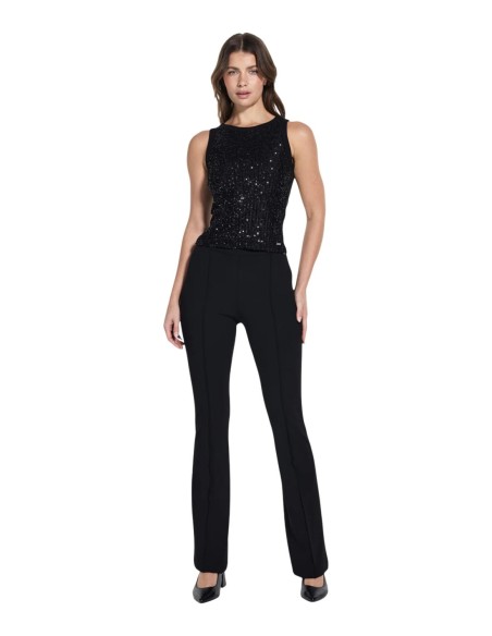 Débardeur femme Guess noir sequins