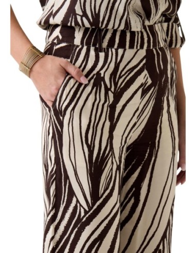 Pantalon femme Guess marron