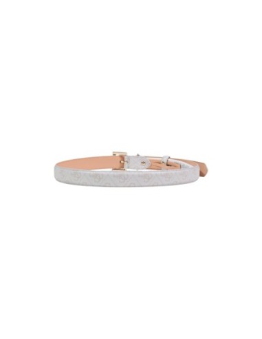 Ceinture femme Guess beige imprimée
