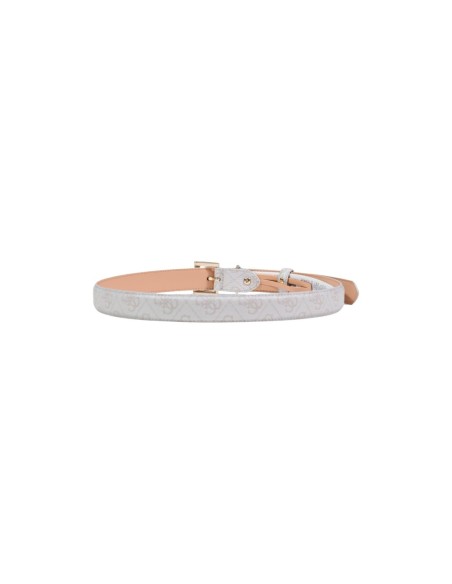 Ceinture femme Guess beige imprimée