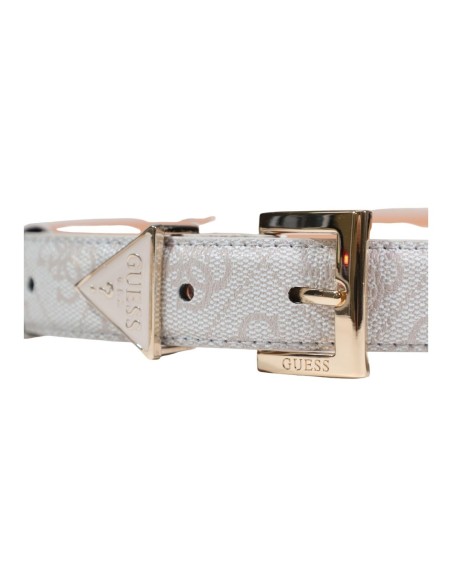 Ceinture femme Guess beige imprimée