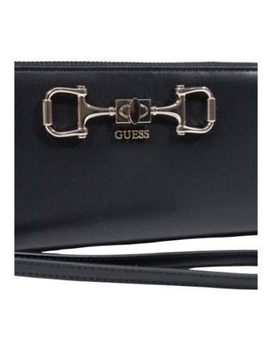 Portefeuille femme Guess noir zip classic