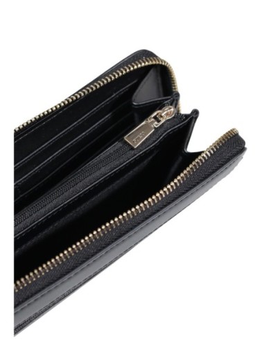 Portefeuille femme Guess noir zip classic