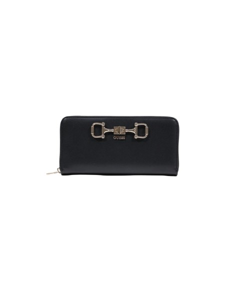 Portefeuille femme Guess noir zip classic
