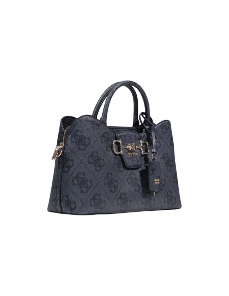 Sac femme Guess gris imprimé zip medium