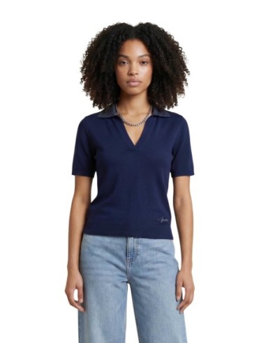 Polo femme Guess bleu