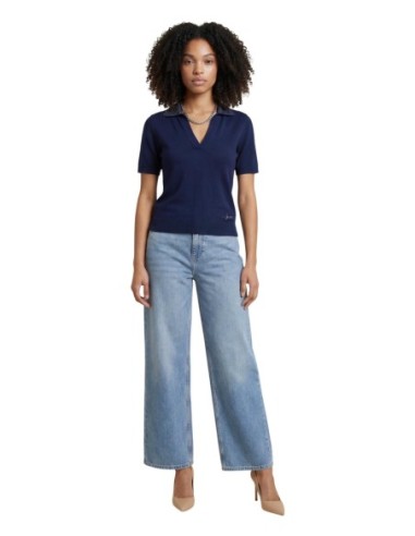 Polo femme Guess bleu