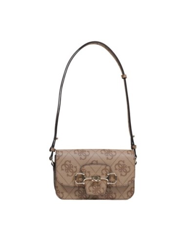 Sac femme Guess beige imprimé compact