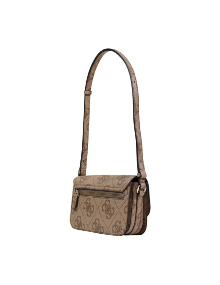 Sac femme Guess beige imprimé compact