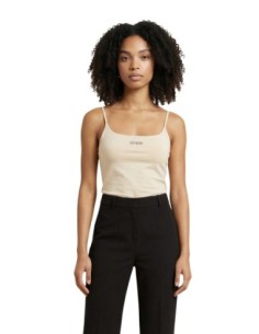 Débardeur femme Guess beige
