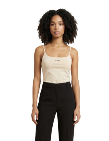 Débardeur femme Guess beige