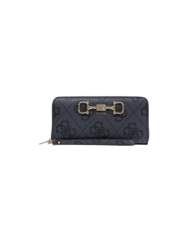 Portefeuille femme Guess gris imprimé large