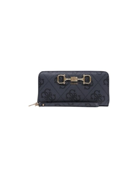 Portefeuille femme Guess gris imprimé large