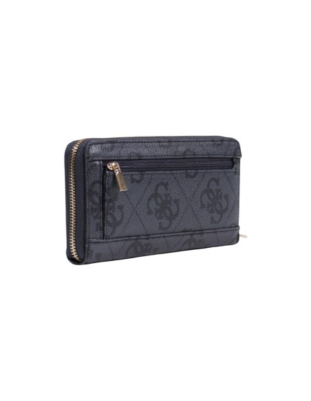 Portefeuille femme Guess gris imprimé large