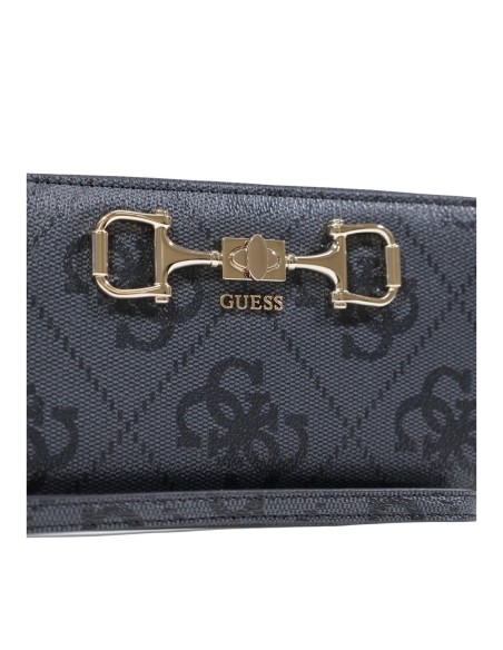 Portefeuille femme Guess gris imprimé large