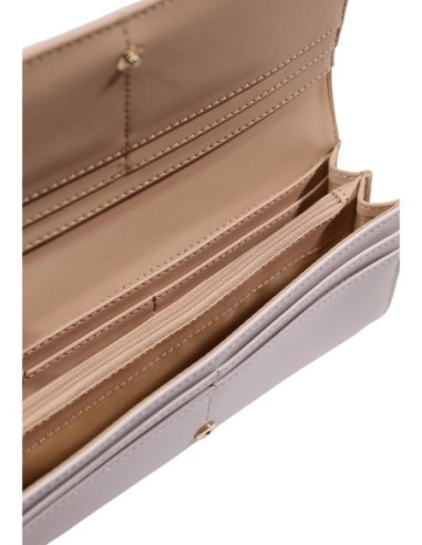 Portefeuille rose à bouton | Guess
