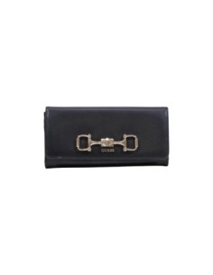 Portefeuille femme Guess noir grand format