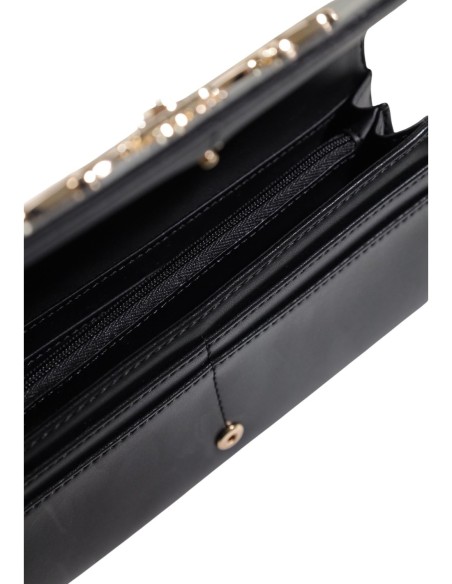 Portefeuille femme Guess noir grand format