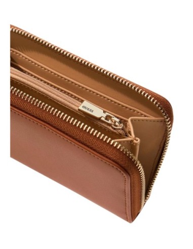 Portefeuille femme Guess marron