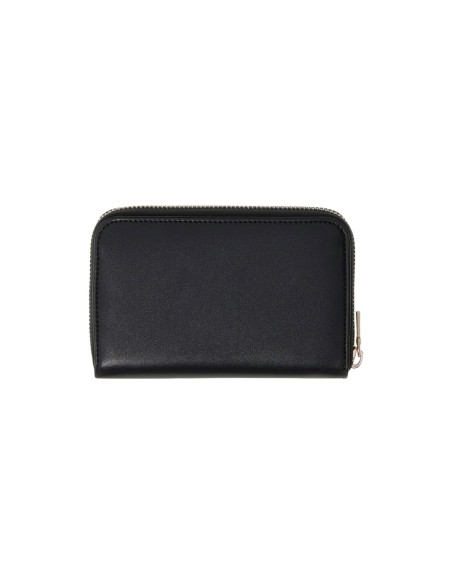 Portefeuille femme Guess noir compact zip