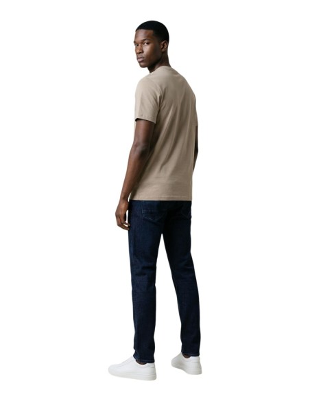 T‑shirt homme Guess beige imprimé