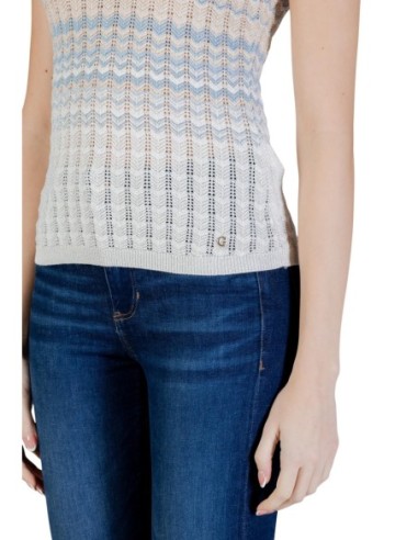 Débardeur beige lurex Guess femme