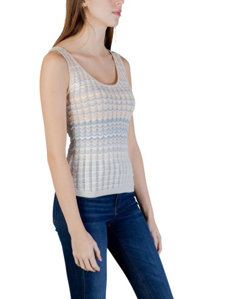 Débardeur beige lurex Guess femme