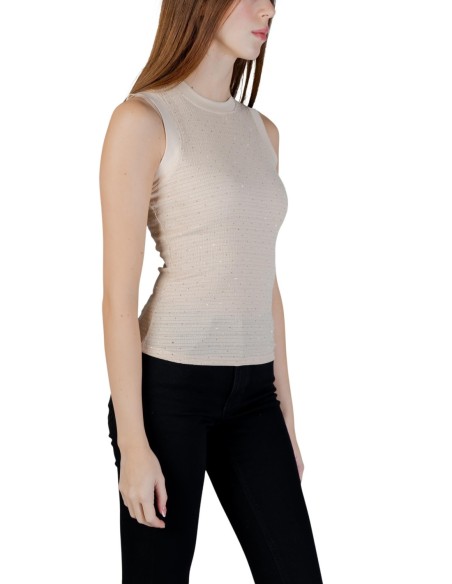 Débardeur beige Guess femme
