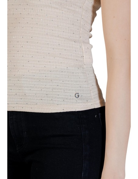 Débardeur beige Guess femme