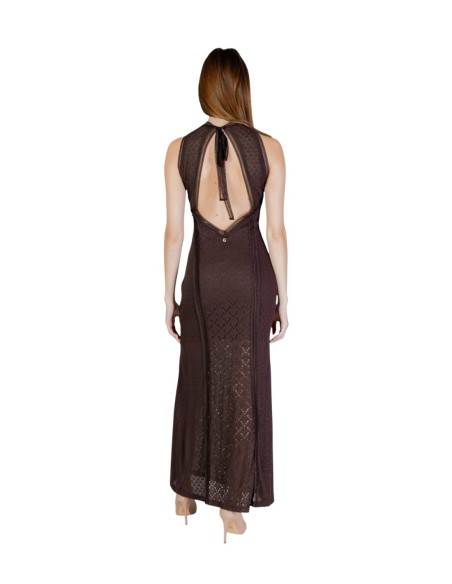 Robe marron sans manches Guess femme