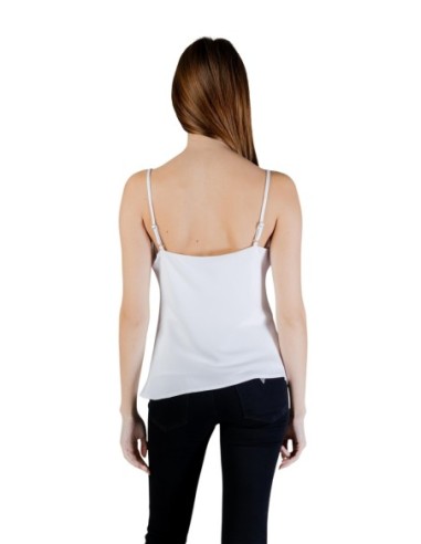 Débardeur blanc en V Guess femme
