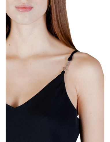 Débardeur noir en V Guess femme