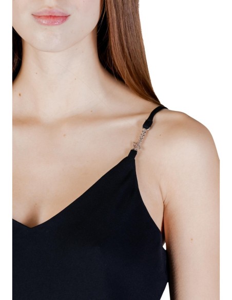 Débardeur noir en V Guess femme