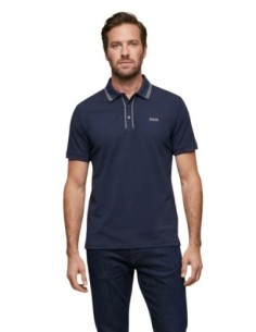 Polo bleu Guess homme