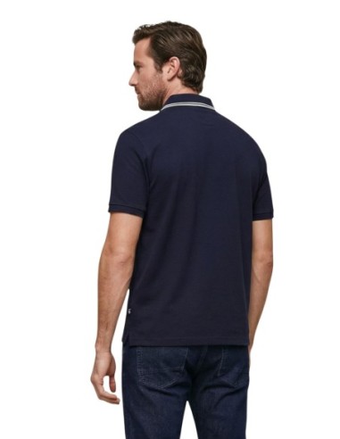 Polo bleu Guess homme