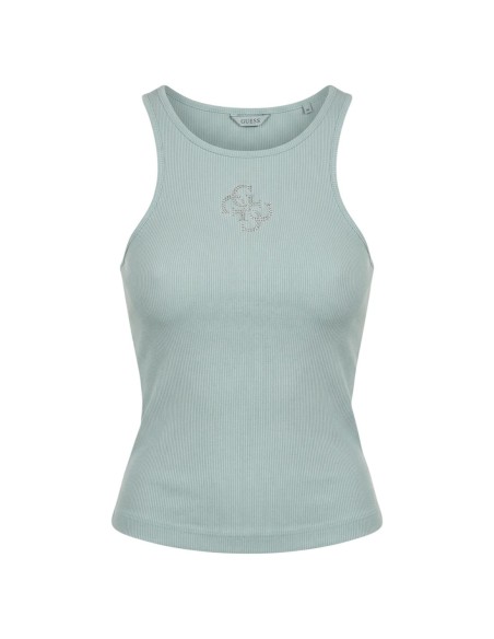 Débardeur vert Guess femme
