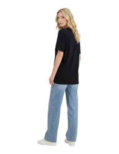 T-shirt noir à strass | Guess
