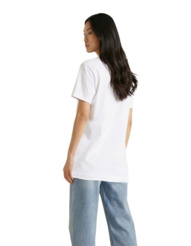 T-shirt blanc strass Guess femme