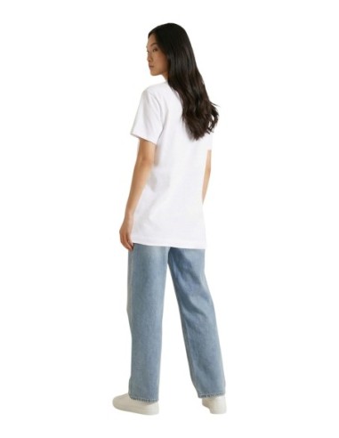 T-shirt blanc strass Guess femme