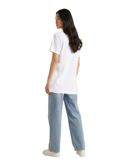 T-shirt blanc strass Guess femme