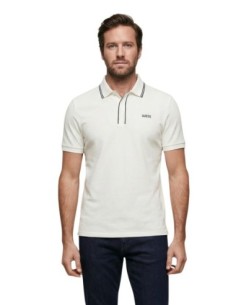 Polo blanc Guess homme