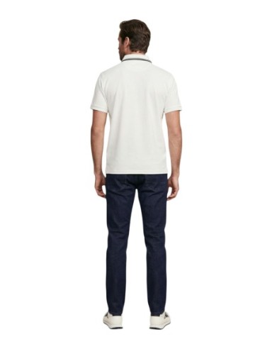 Polo blanc Guess homme