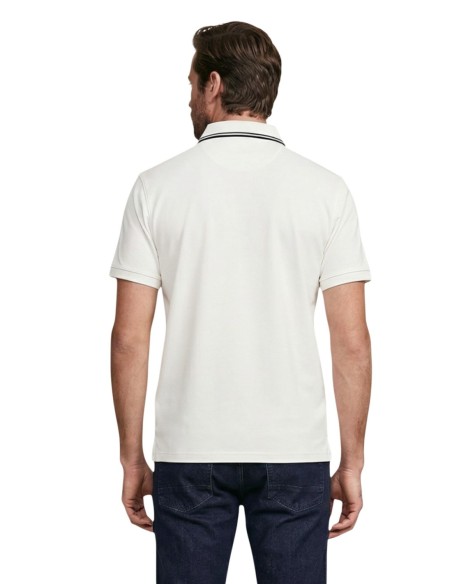 Polo blanc Guess homme