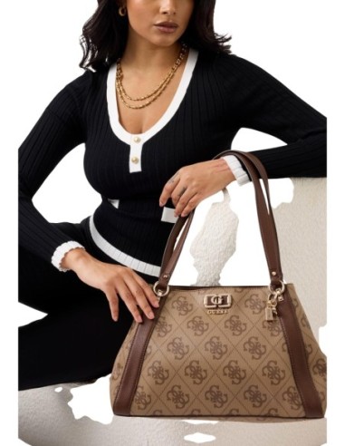 Grand sac beige Guess femme