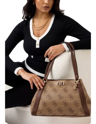 Grand sac beige Guess femme