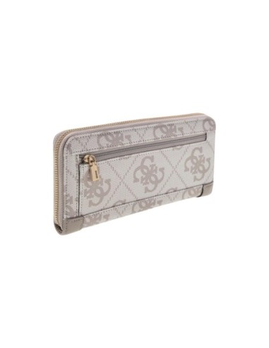 Portefeuille gris compact Guess femme
