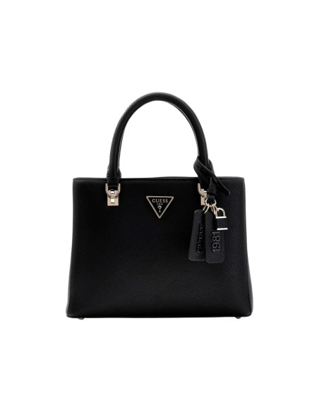 Sac noir élégant avec porté main et bandoulière | Guess