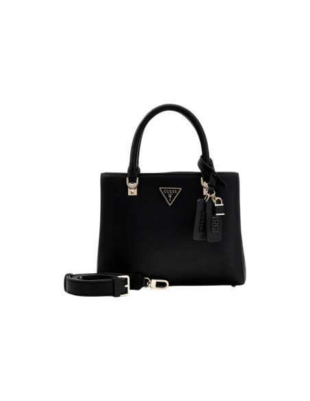 Sac noir élégant avec porté main et bandoulière | Guess